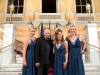 Smoke Rings Sisters underhöll under förtjänstteckenutdelningen på Börsen med pianist Dan Lindén
